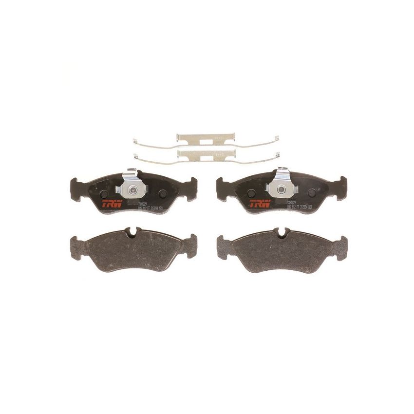 TRW PARTS TXH1229 TRW PREMIUM BRAKING - METALLIC BRAKE PAD SET - TXH1229