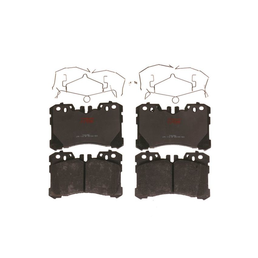 TRW PARTS TXH1282 TRW PREMIUM BRAKING - METALLIC BRAKE PAD SET - TXH1282