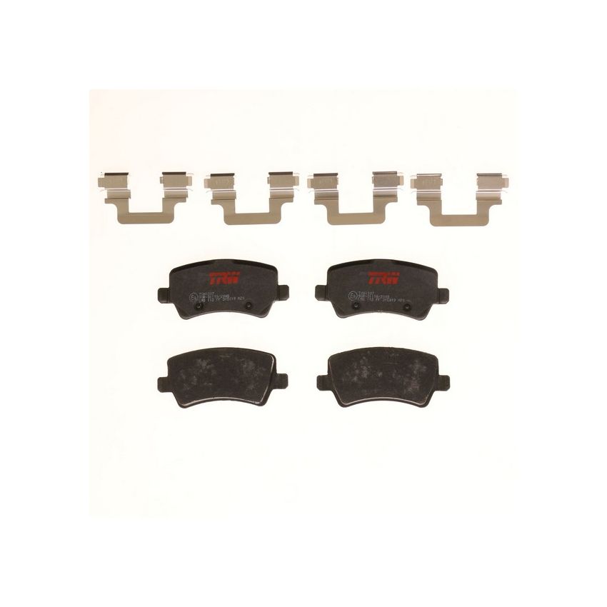 TRW PARTS TXH1307 TRW PREMIUM BRAKING - METALLIC BRAKE PAD SET - TXH1307