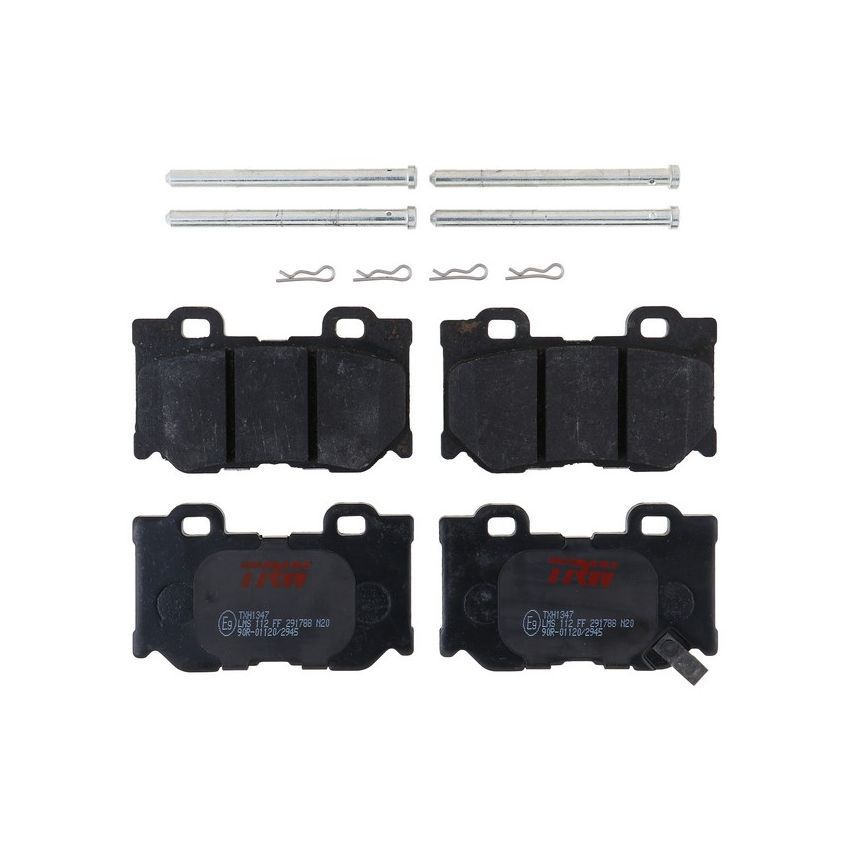 TRW PARTS TXH1347 TRW PREMIUM BRAKING - METALLIC BRAKE PAD SET - TXH1347