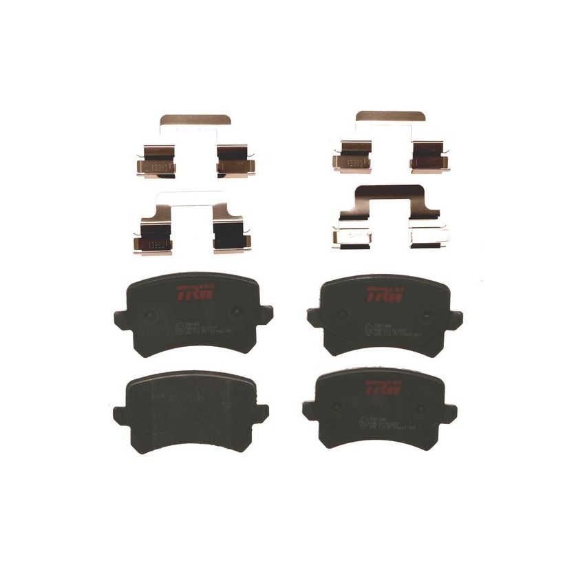 TRW PARTS TXH1348 TRW PREMIUM BRAKING - METALLIC BRAKE PAD SET - TXH1348