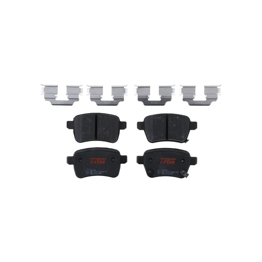 TRW PARTS TXH1722 TRW PREMIUM BRAKING - METALLIC BRAKE PAD SET - TXH1722