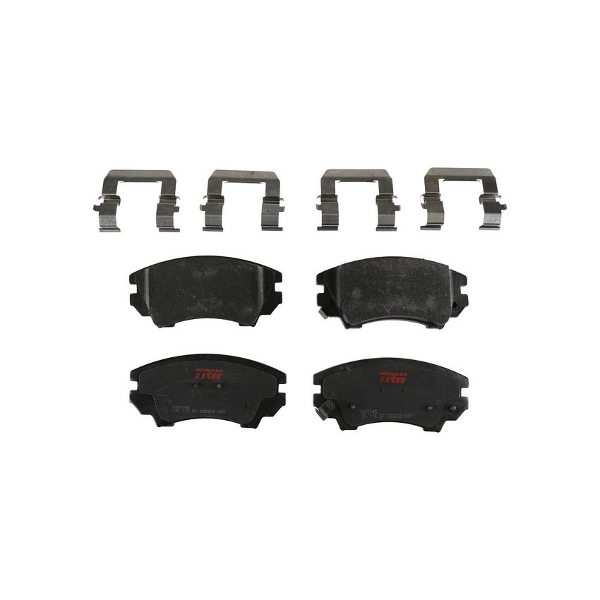TRW PARTS TXH1745 TRW PREMIUM BRAKING - METALLIC BRAKE PAD SET - TXH1745