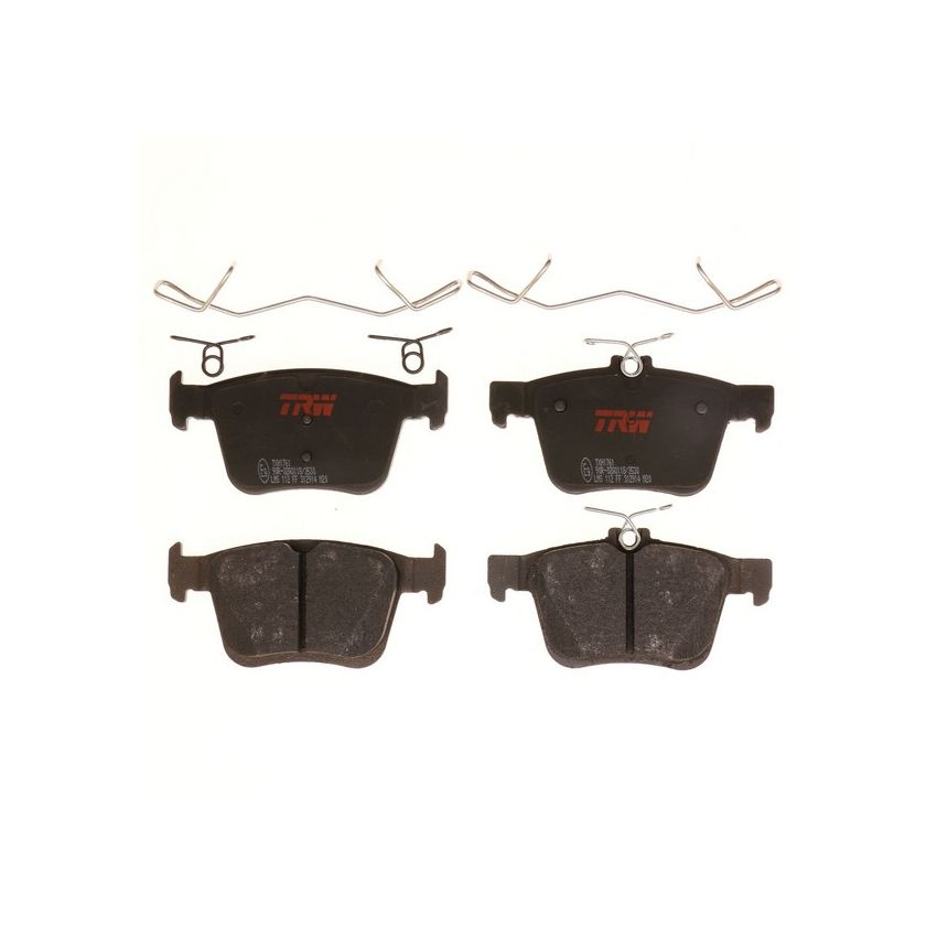 TRW PARTS TXH1761 TRW PREMIUM BRAKING - METALLIC BRAKE PAD SET - TXH1761
