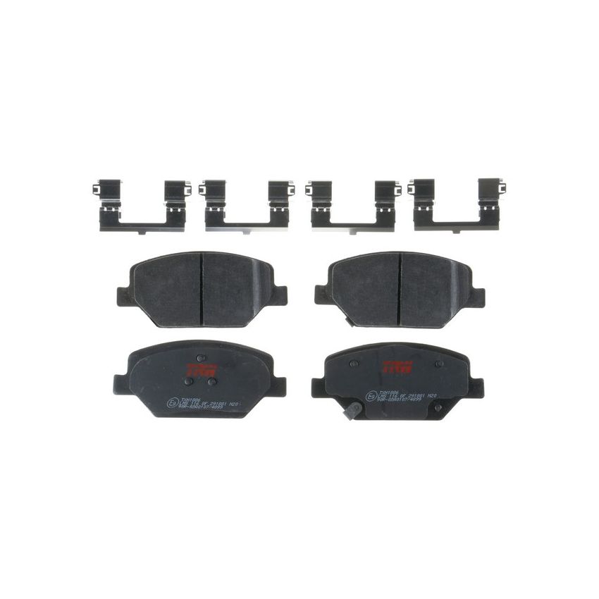 TRW PARTS TXH1886 TRW PREMIUM BRAKING - METALLIC BRAKE PAD SET - TXH1886