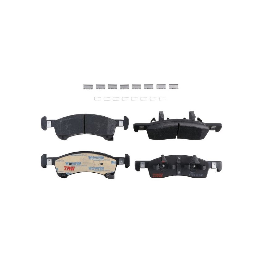 TRW PARTS TXM0934 TRW PREMIUM BRAKING - METALLIC BRAKE PAD SET - TXM0934
