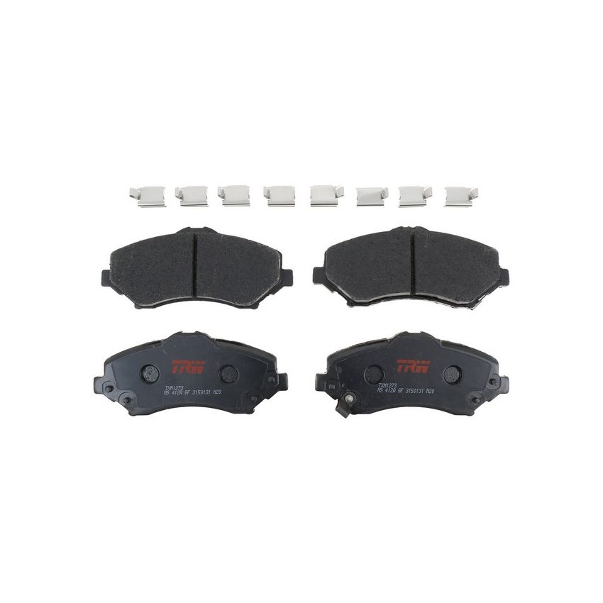 TRW PARTS TXM1273 TRW PREMIUM BRAKING - METALLIC BRAKE PAD SET - TXM1273