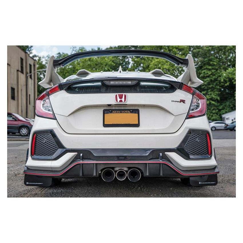 Rally Armor MF47-UR-RD/BLK Red Mud Flap/Black Logo