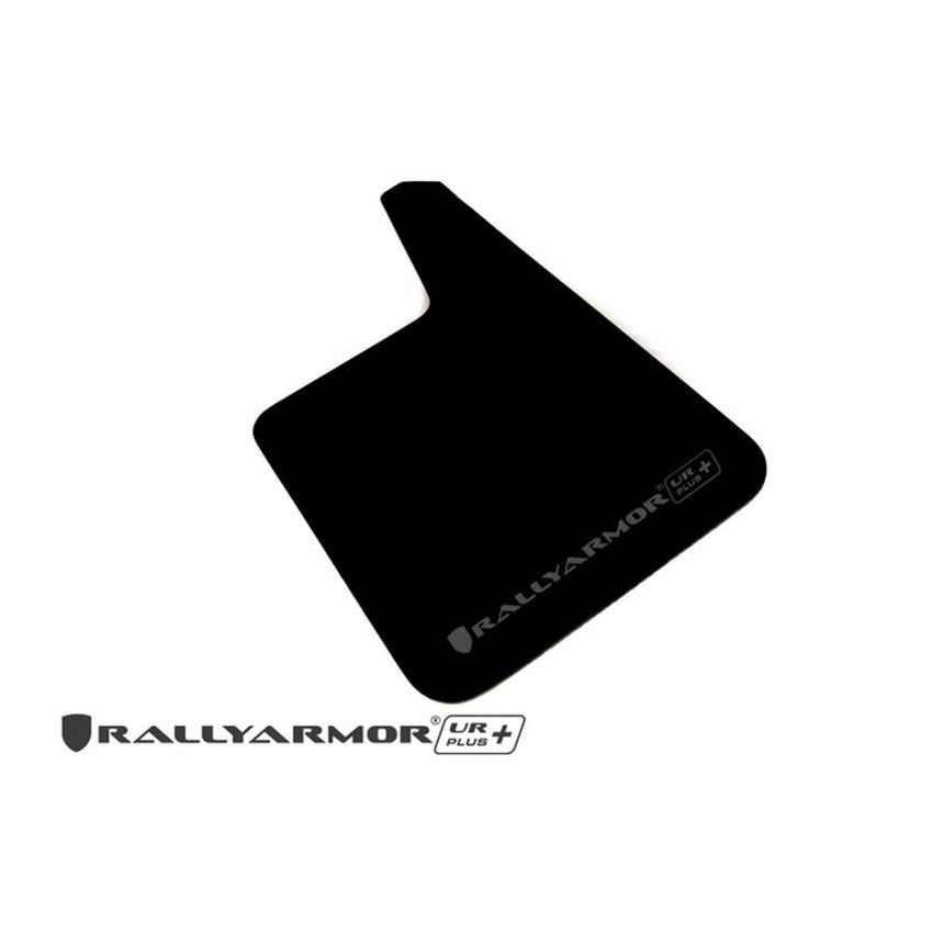 Rally Armor MF20-URP-BLK-MBK-LRT Black Mud Flap/Metallic Black Logo