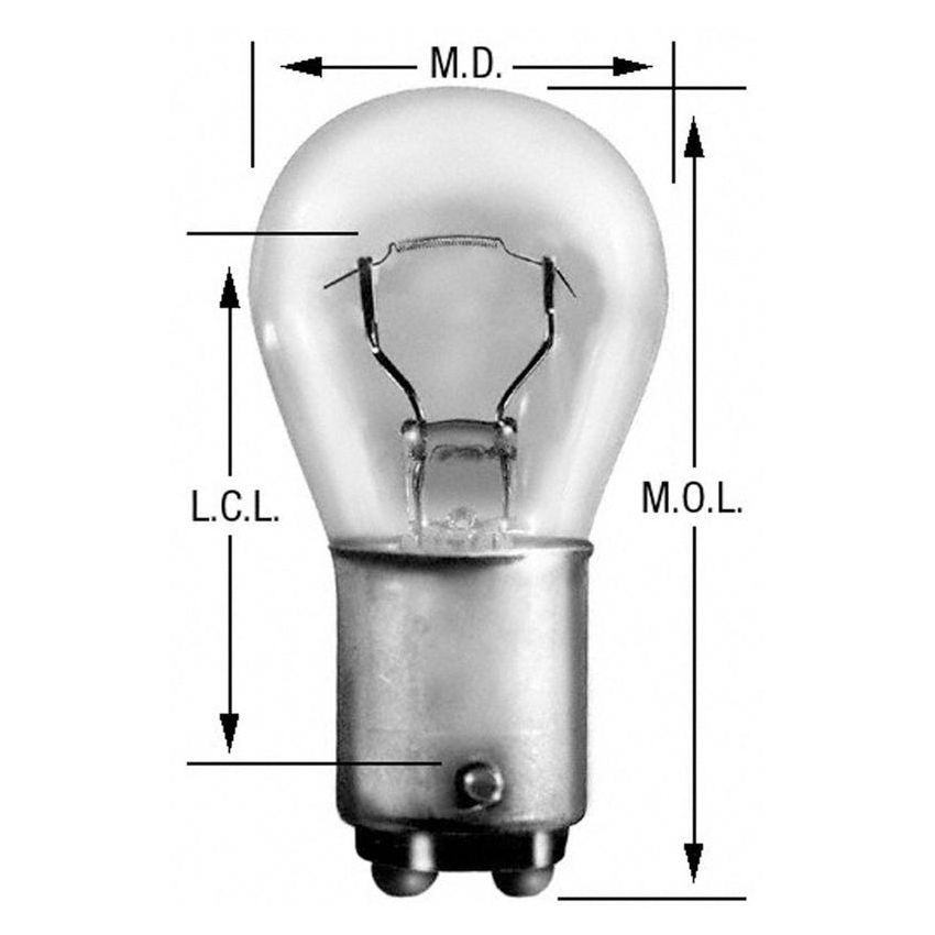 WAGNER LIGHTING 1076 Standard Multi-Purpose Light Bulb Box of 10