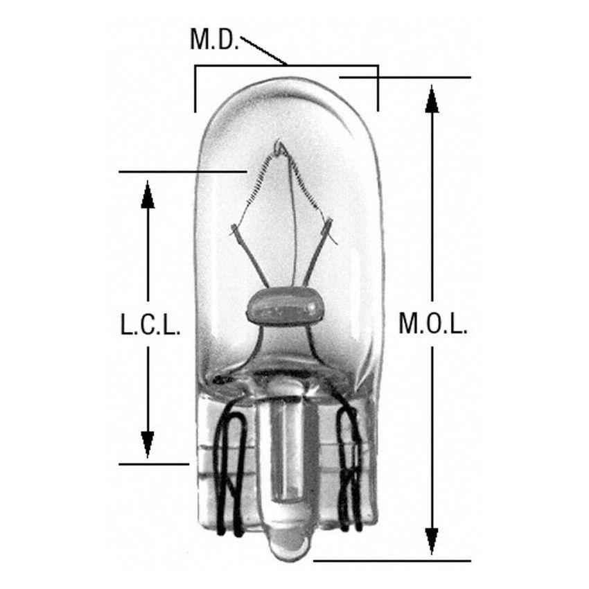 WAGNER LIGHTING 192 Standard Multi-Purpose Light Bulb Box of 10