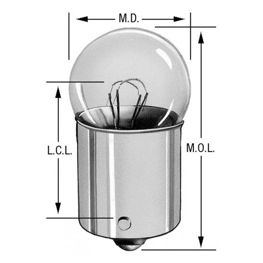 WAGNER LIGHTING 631 Standard Multi-Purpose Light Bulb Box of 10