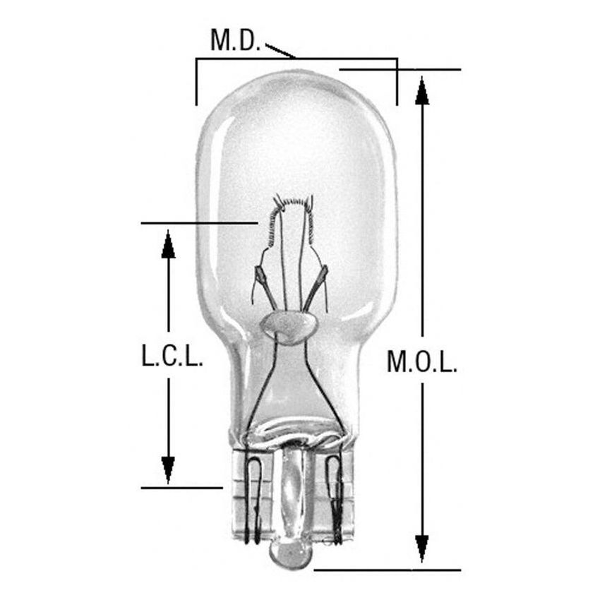 WAGNER LIGHTING 916 Standard Multi-Purpose Light Bulb Box of 10