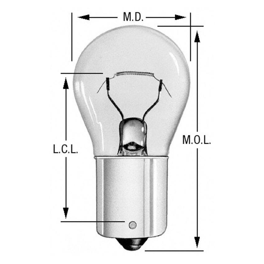 WAGNER LIGHTING BP1141 Standard Multi-Purpose Light Bulb Card of 2