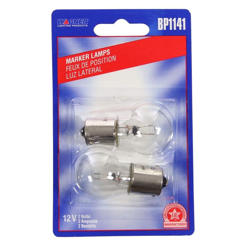 WAGNER LIGHTING BP1141 Standard Multi-Purpose Light Bulb Card of 2