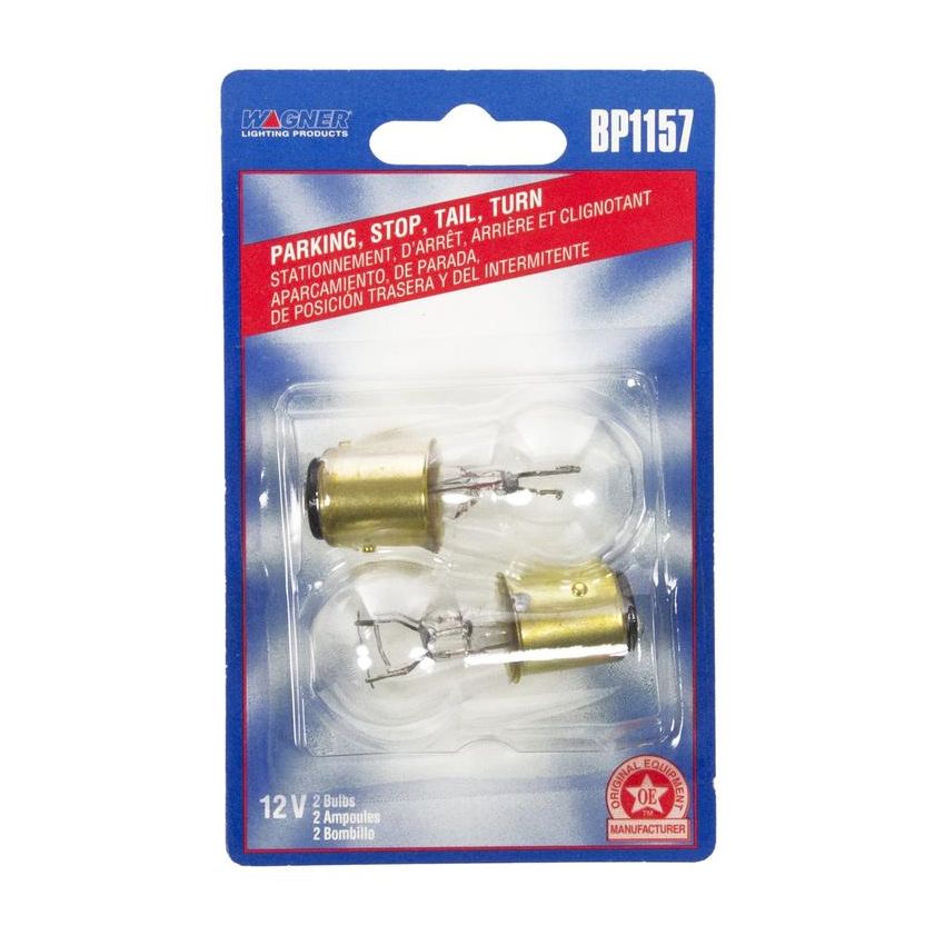 WAGNER LIGHTING BP1157 Standard Multi-Purpose Light Bulb Card of 2