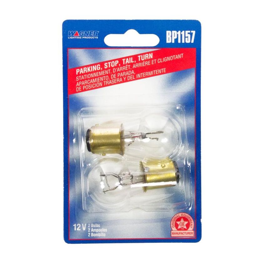 WAGNER LIGHTING BP1157 Standard Multi-Purpose Light Bulb Card of 2