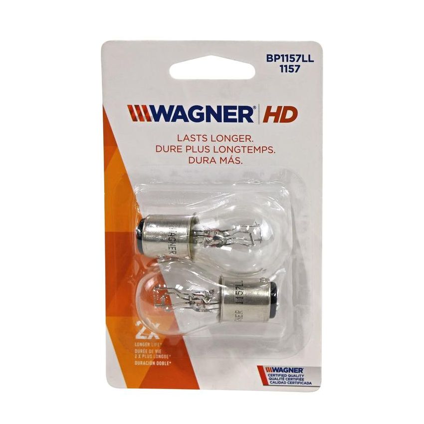 WAGNER LIGHTING BP1157LL Long Life Multi-Purpose Light Bulb Card of 2