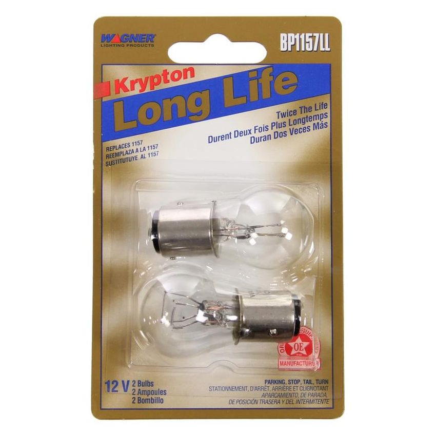 WAGNER LIGHTING BP1157LL Long Life Multi-Purpose Light Bulb Card of 2