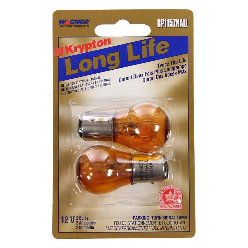 WAGNER LIGHTING BP1157NALL Long Life Multi-Purpose Light Bulb Card of 2