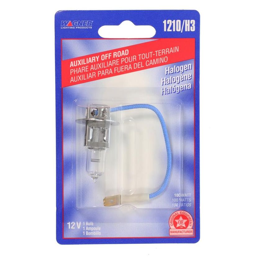 WAGNER LIGHTING BP1210/H3 Standard Multi-Purpose Light Bulb Card of 1