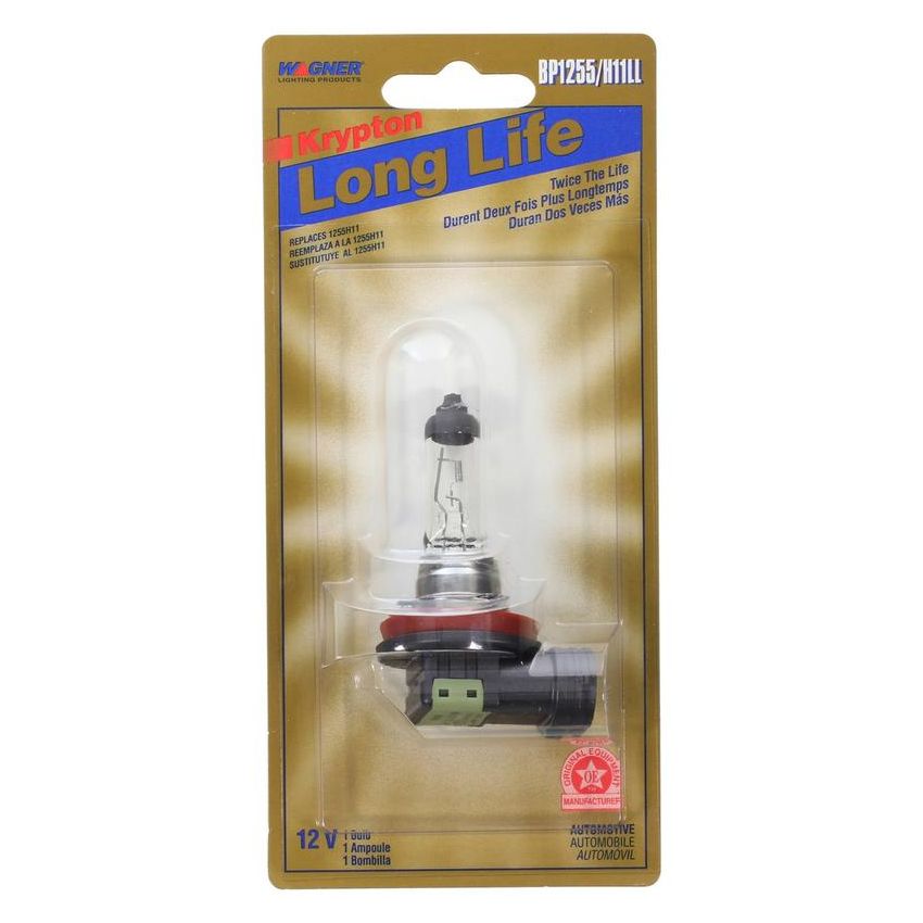 WAGNER LIGHTING BP1255/H11LL Multi-Purpose Light Bulb Card of 1