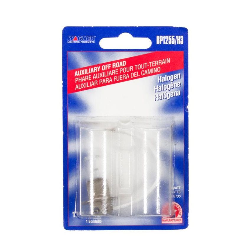 WAGNER LIGHTING BP1255/H3 Standard Multi-Purpose Light Bulb Card of 1