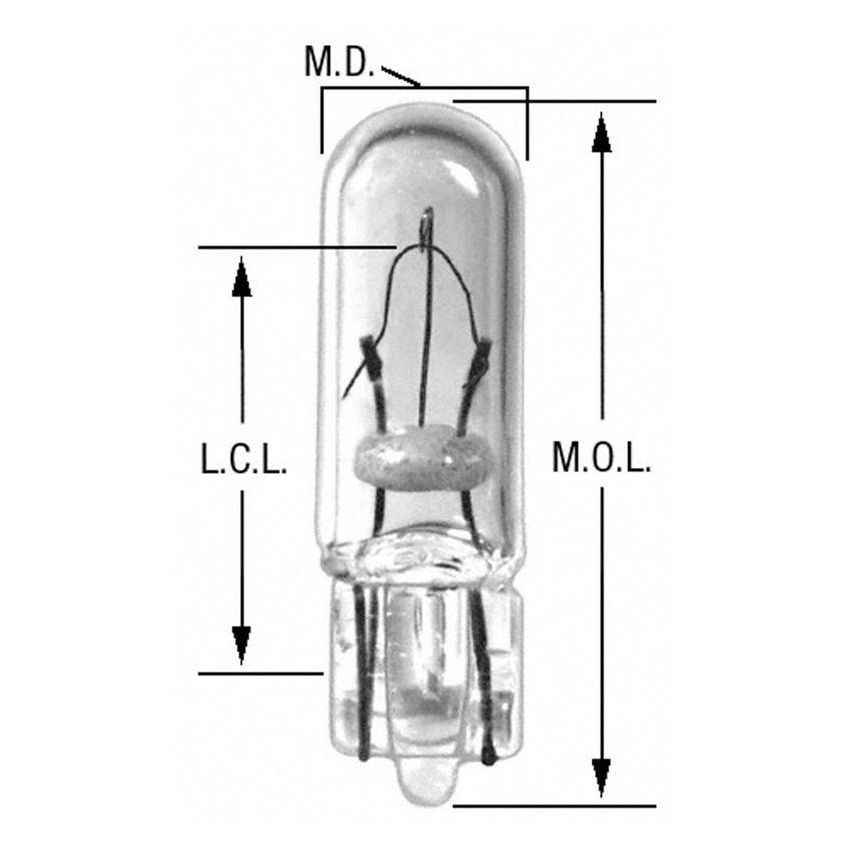 WAGNER LIGHTING BP17037 Standard Multi-Purpose Light Bulb Card of 2