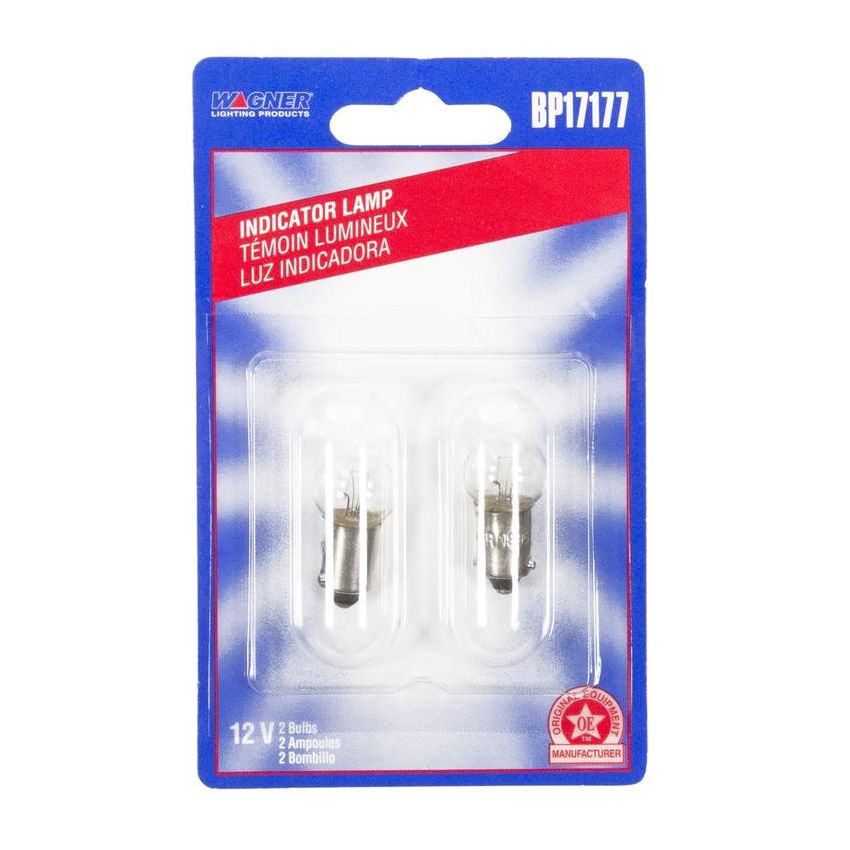 WAGNER LIGHTING BP17177 Standard Multi-Purpose Light Bulb Card of 2