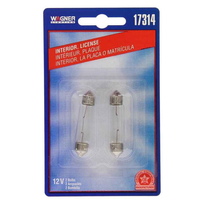 WAGNER LIGHTING BP17314 Standard Multi-Purpose Light Bulb Card of 2