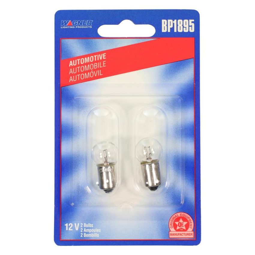 WAGNER LIGHTING BP1895 Standard Multi-Purpose Light Bulb Card of 2