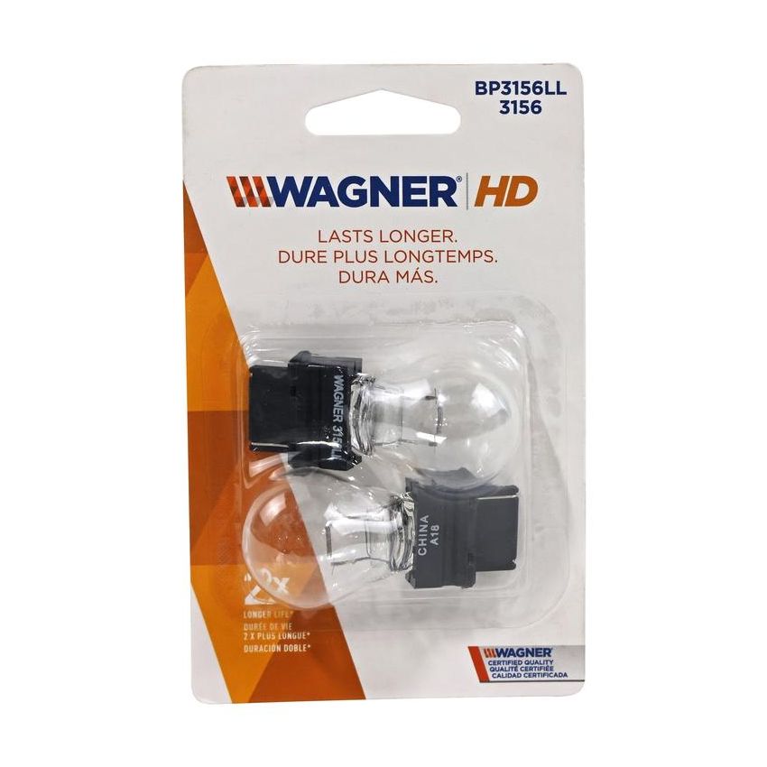 WAGNER LIGHTING BP3156LL Long Life Multi-Purpose Light Bulb Card of 2