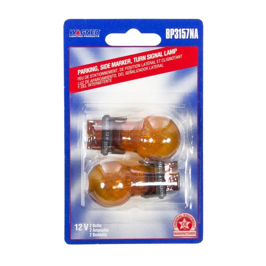 WAGNER LIGHTING BP3157NA Standard Multi-Purpose Light Bulb Card of 2