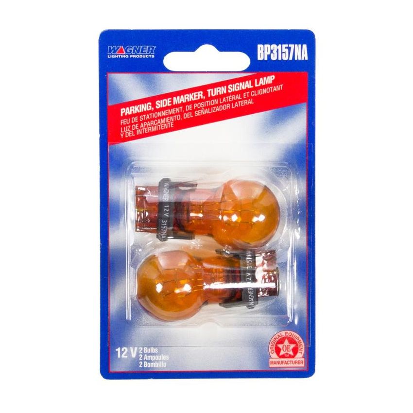 WAGNER LIGHTING BP3157NA Standard Multi-Purpose Light Bulb Card of 2