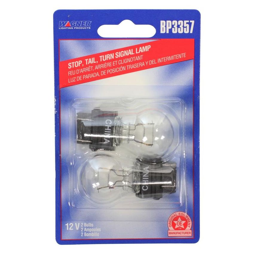 WAGNER LIGHTING BP3357 Standard Multi-Purpose Light Bulb Card of 2