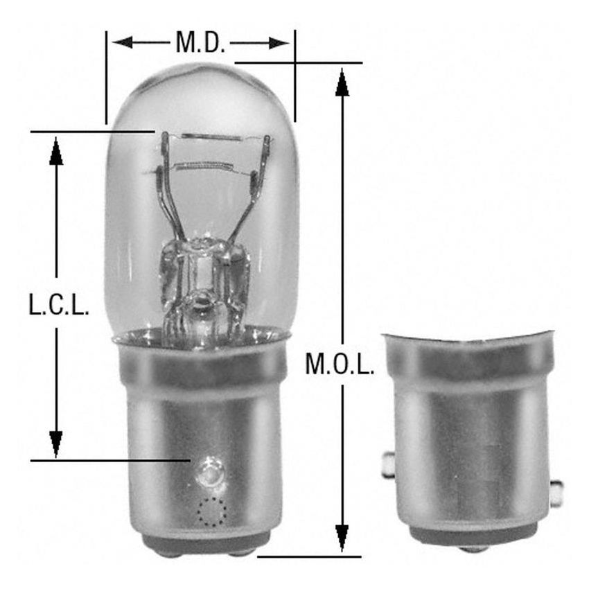 WAGNER LIGHTING BP3496LL Long Life Multi-Purpose Light Bulb Box of 10