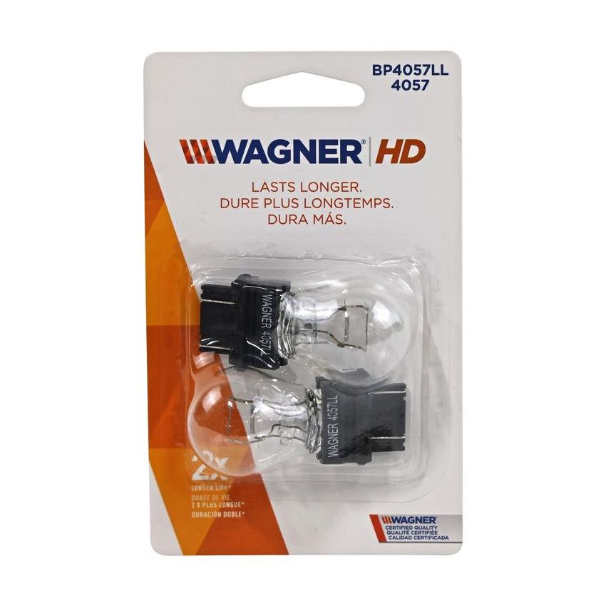 WAGNER LIGHTING BP4057LL Long Life Multi-Purpose Light Bulb Card of 2