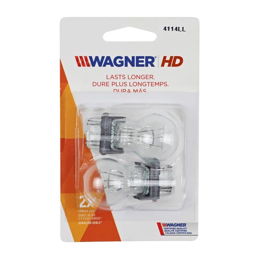 WAGNER LIGHTING BP4114LL Long Life Multi-Purpose Light Bulb Card of 2