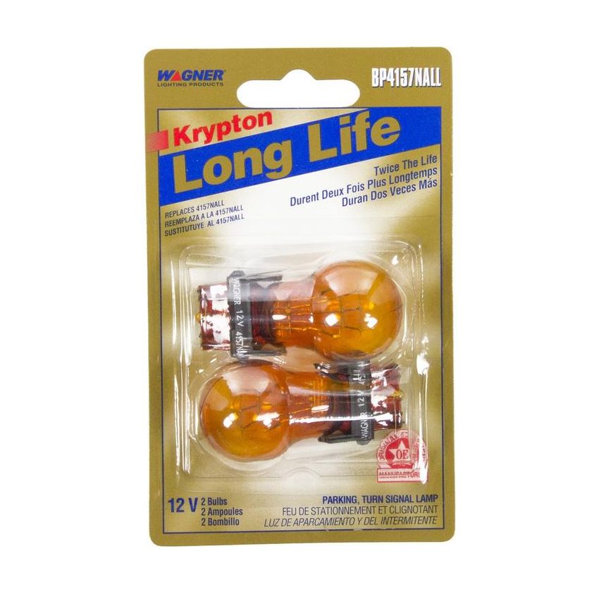 WAGNER LIGHTING BP4157NALL Long Life Multi-Purpose Light Bulb Card of 2