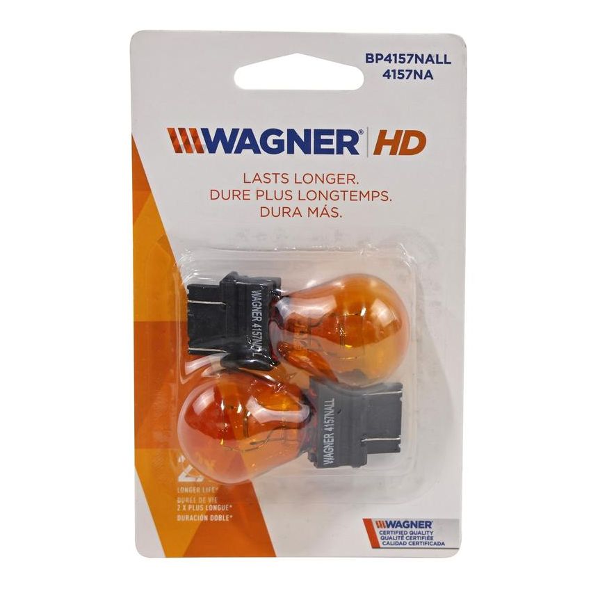 WAGNER LIGHTING BP4157NALL Long Life Multi-Purpose Light Bulb Card of 2