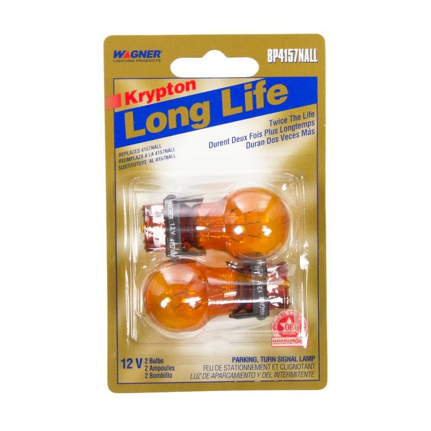 WAGNER LIGHTING BP4157NALL Long Life Multi-Purpose Light Bulb Card of 2