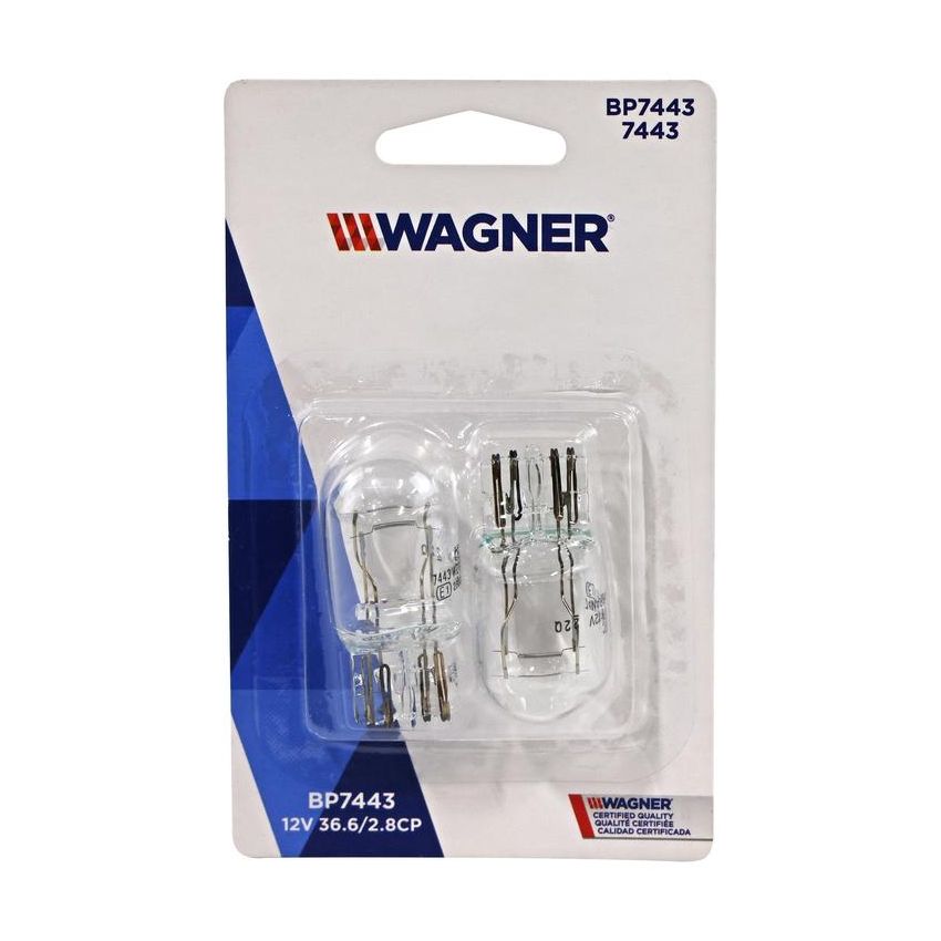 WAGNER LIGHTING BP7443 Standard Multi-Purpose Light Bulb Card of 1