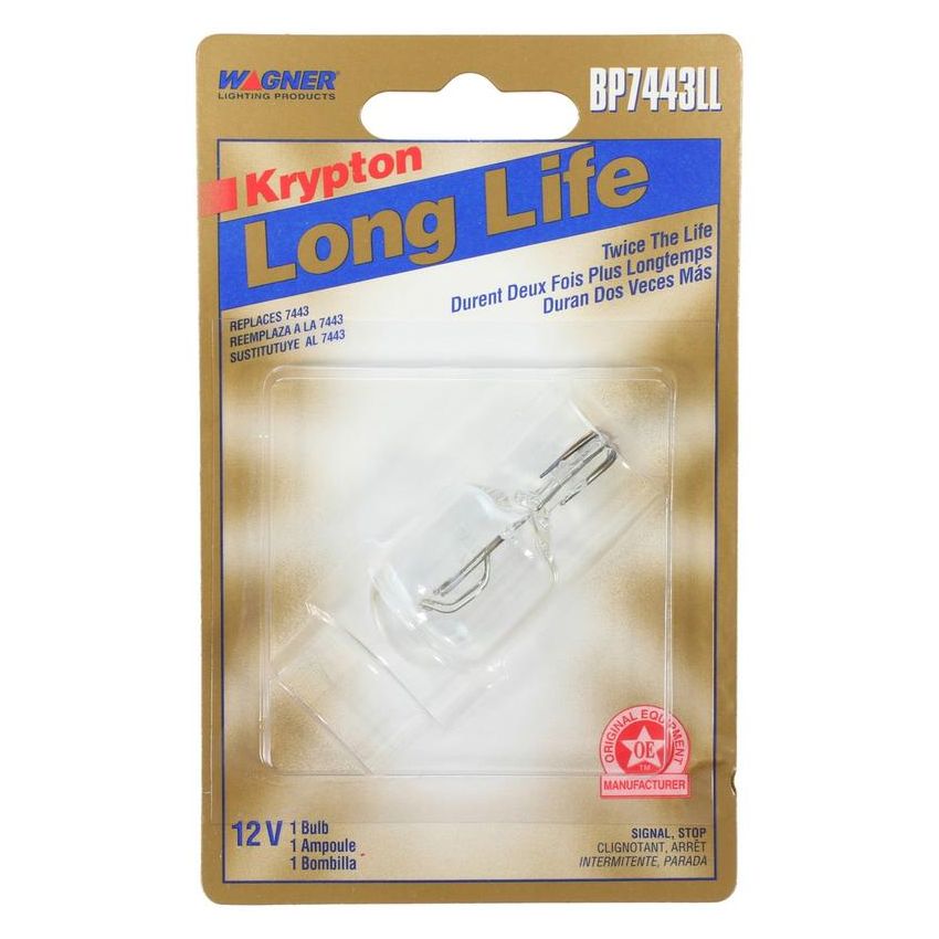 WAGNER LIGHTING BP7443LL Long Life Multi-Purpose Light Bulb Card of 1