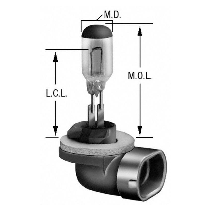 WAGNER LIGHTING BP896 Standard Multi-Purpose Light Bulb Card of 1