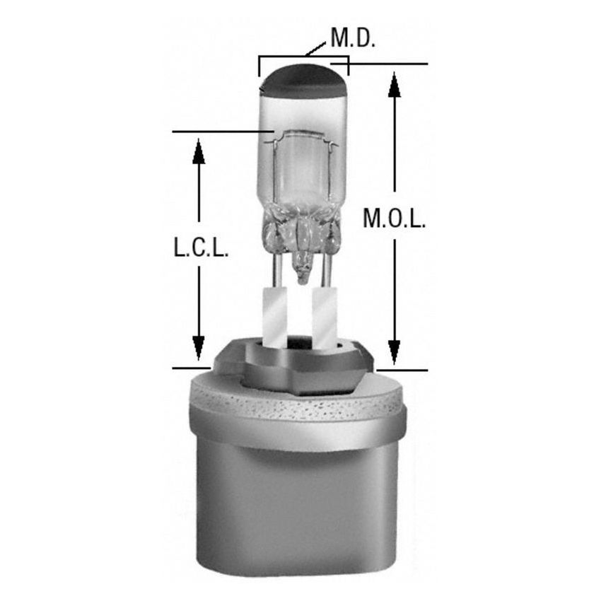 WAGNER LIGHTING BP899 Standard Multi-Purpose Light Bulb Card of 1
