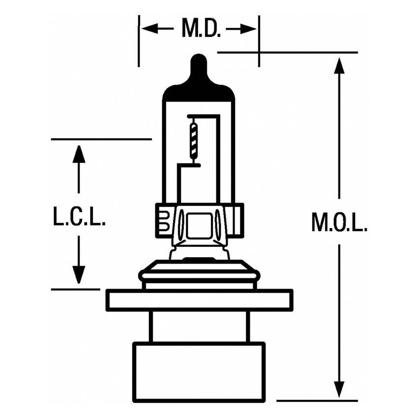 WAGNER LIGHTING BP9006XS Standard Multi-Purpose Light Bulb Card of 1