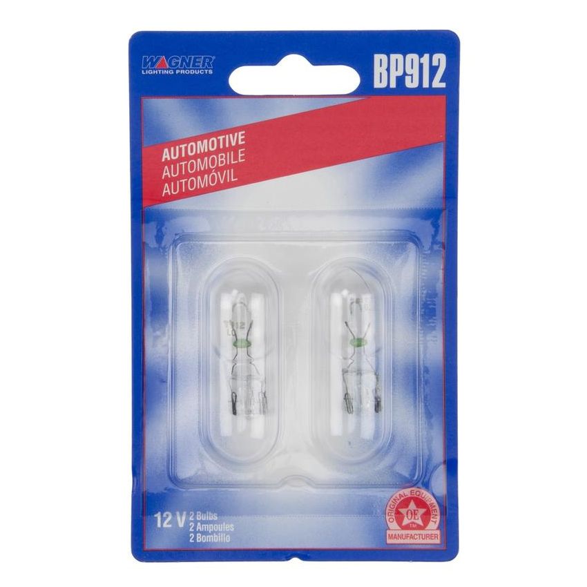 WAGNER LIGHTING BP912 Standard Multi-Purpose Light Bulb Card of 2