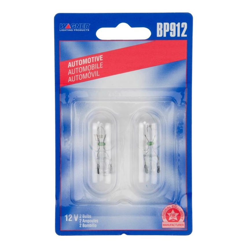 WAGNER LIGHTING BP912 Standard Multi-Purpose Light Bulb Card of 2