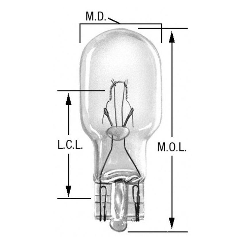 WAGNER LIGHTING BP921 Standard Multi-Purpose Light Bulb Card of 2