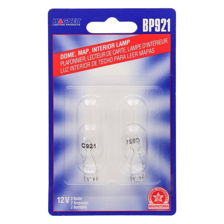 WAGNER LIGHTING BP921 Standard Multi-Purpose Light Bulb Card of 2
